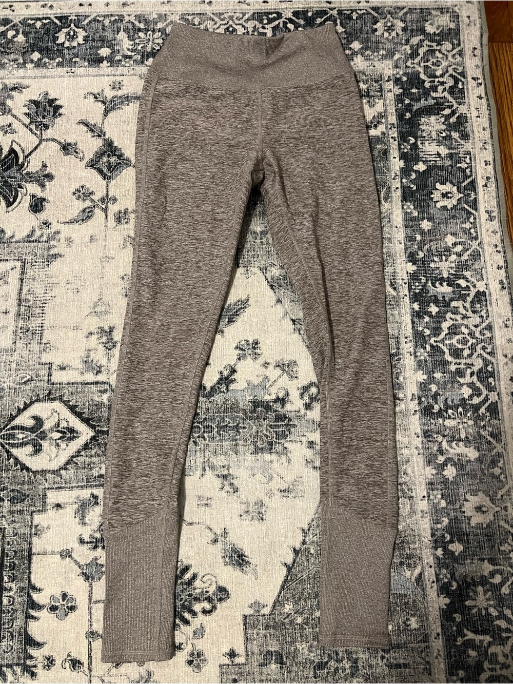 ALO Yoga Seamless Heathered Taupe Leggings